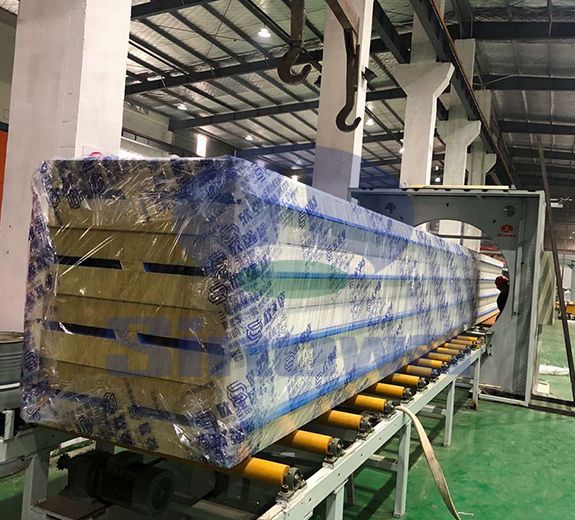 High Efficiency Rockwool Sandwich Panel Line,Sinowa